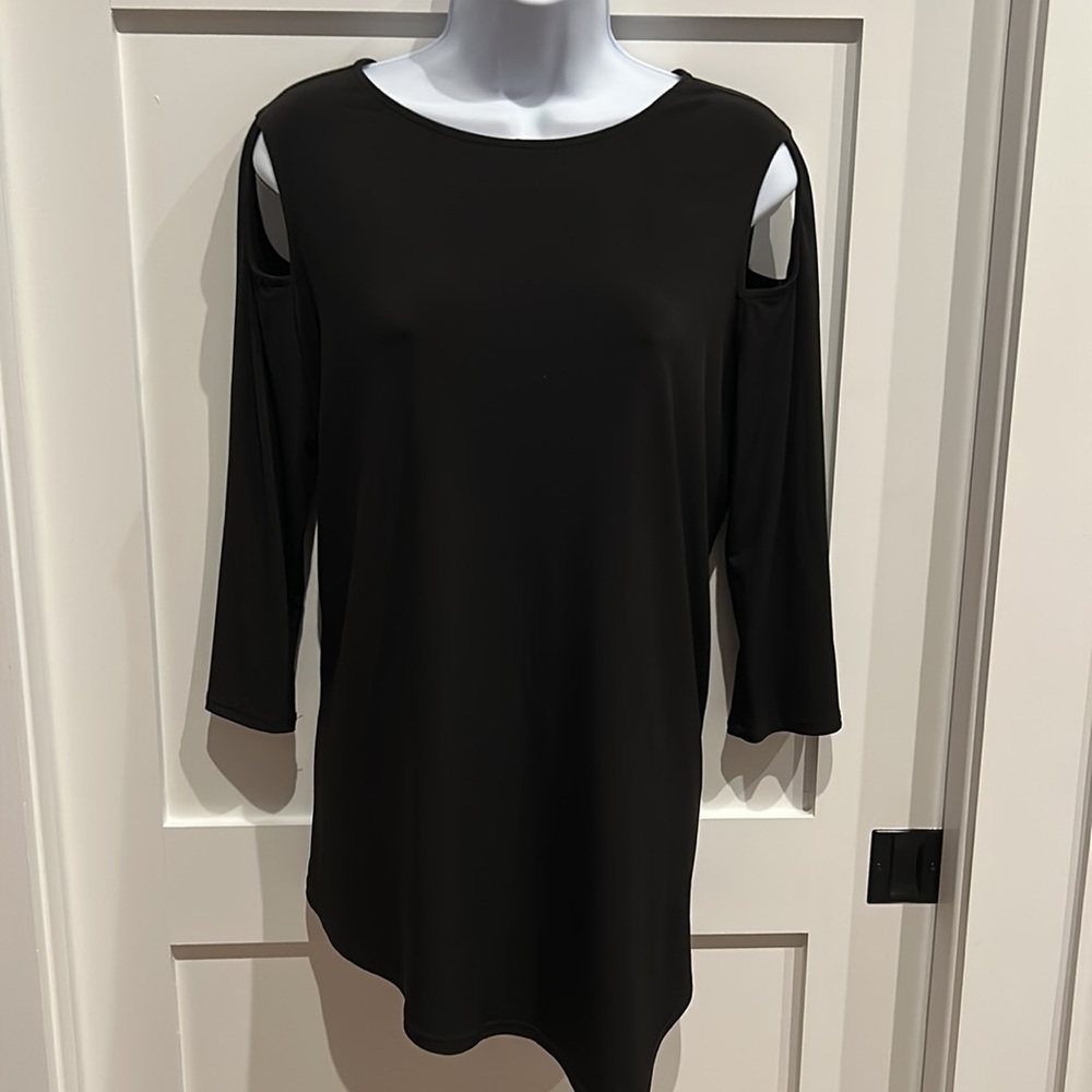 Matte jersey tunic-